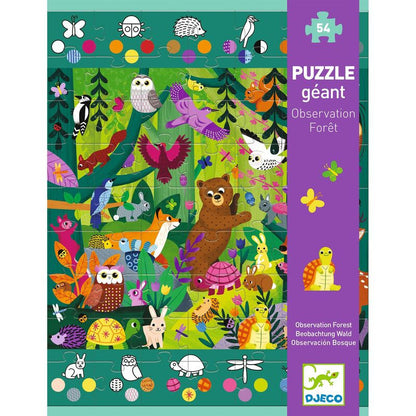 Djeco - Observation Forest Giant Puzzle - 54pc