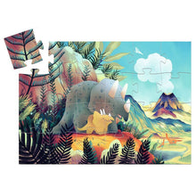 Djeco - Teo the Dino 24pc Silhouette Puzzle