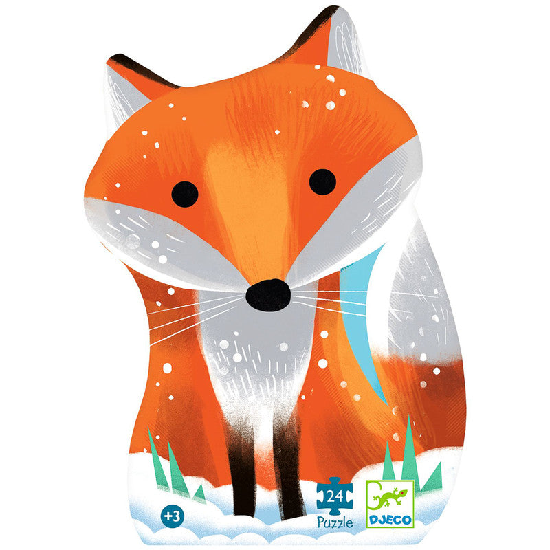 Djeco - Little Fox 24pc Silhouette Puzzle