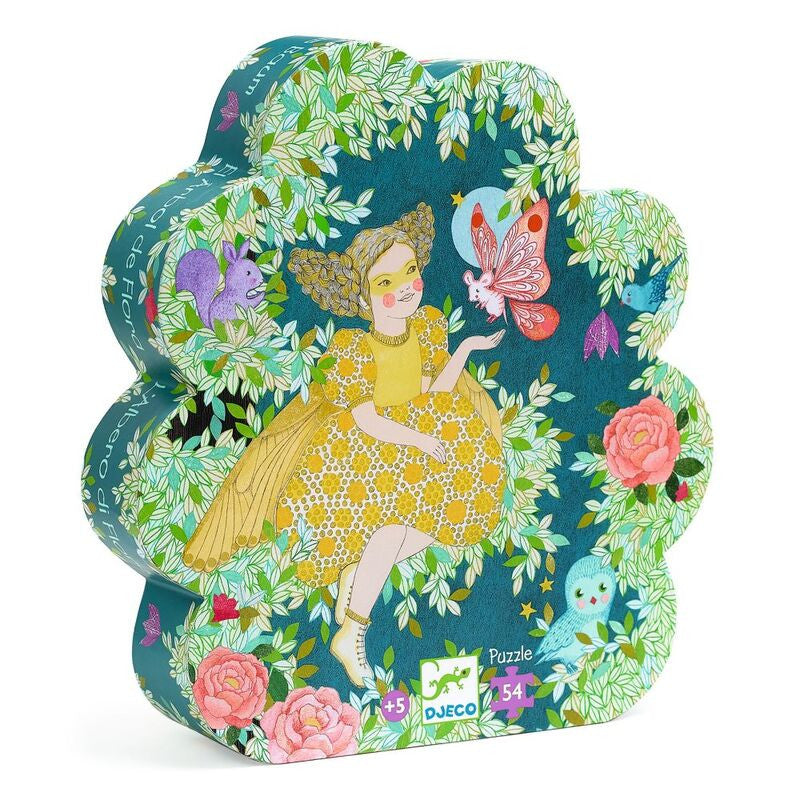 Djeco - Flora's Tree Silhouette Puzzle - 54pc