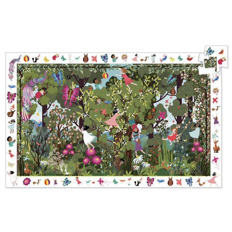 Djeco - Garden Play Time Observation Puzzle 100pc
