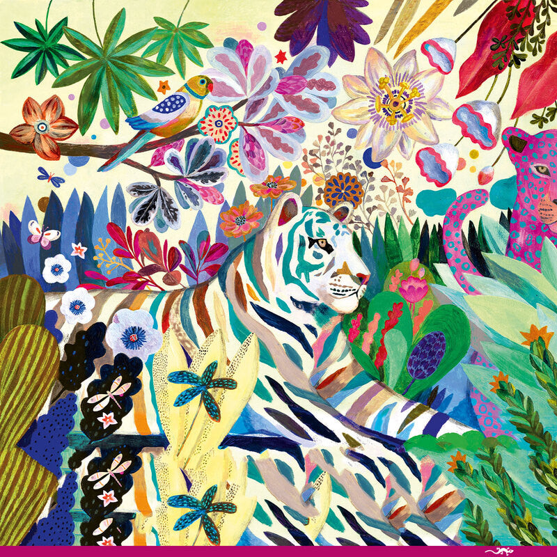 Djeco Rainbow Tigers 1000pc Gallery Puzzle
