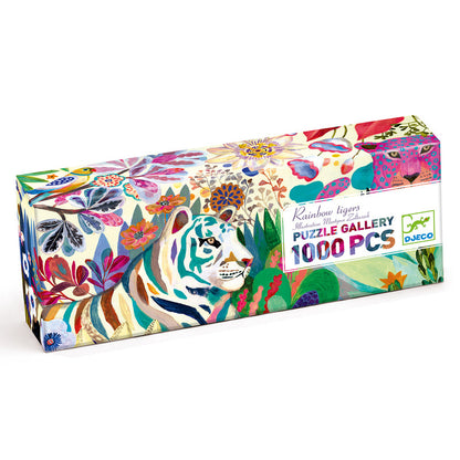 Djeco Rainbow Tigers 1000pc Gallery Puzzle