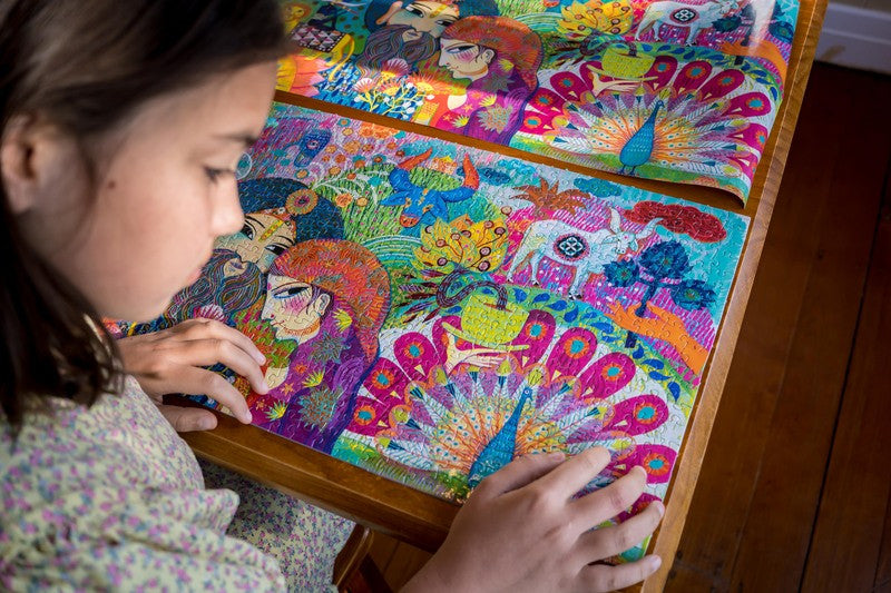 Djeco Magic India 1000pc Gallery Puzzle
