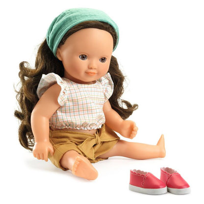 Djeco Pomea Lovely Josephine Brunette Hair Doll 32cm