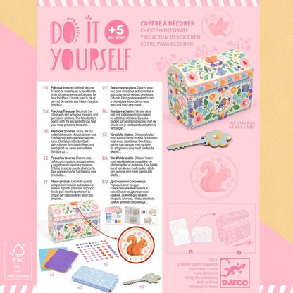 Djeco Do It Yourself - Precious Treasure Chest