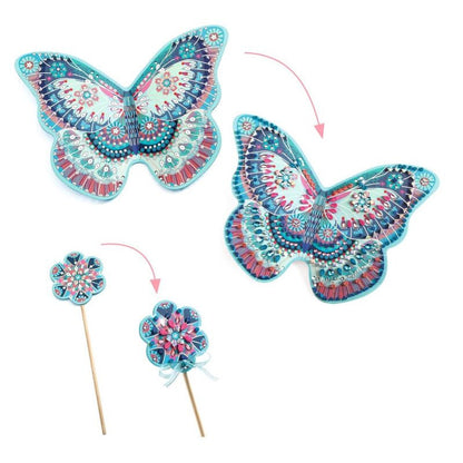 Djeco - Do It Yourself - Like a Fairy Wings & Wand Set