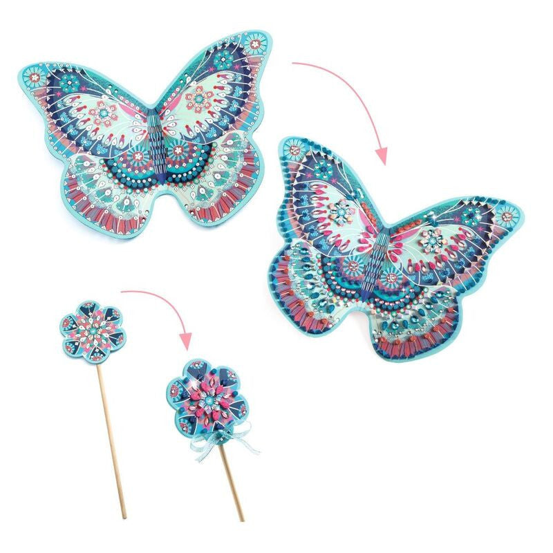 Djeco - Do It Yourself - Like a Fairy Wings & Wand Set**corner box damage**