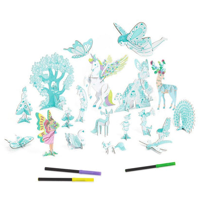 Djeco - Cut Out Fairy World