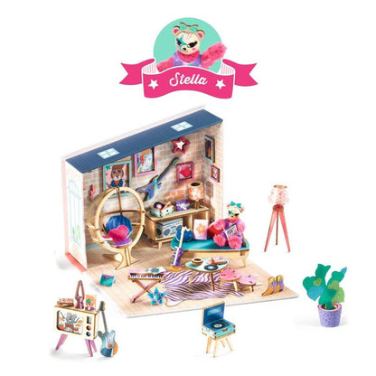 Djeco - Stella Mi House Model-making Miniature Home Kit