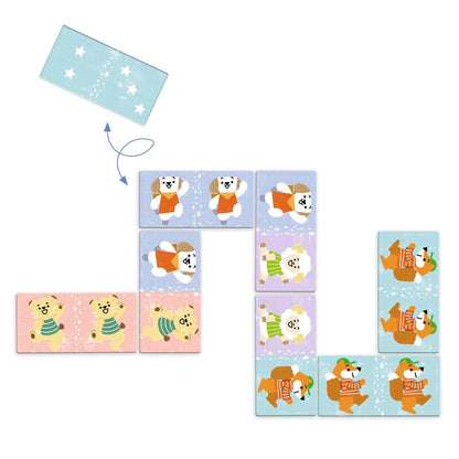 Djeco - Little Friends Domino Game - 28pc