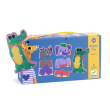 Djeco - Savana Trio Puzzles 24pc