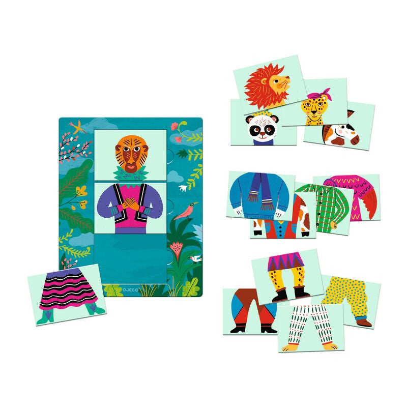 Djeco - Modanimo Mix & Match Game