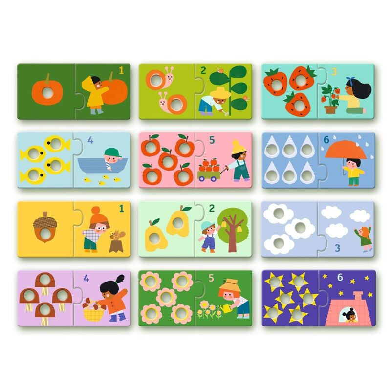 Djeco - First Figures Duo Puzzle 24pc