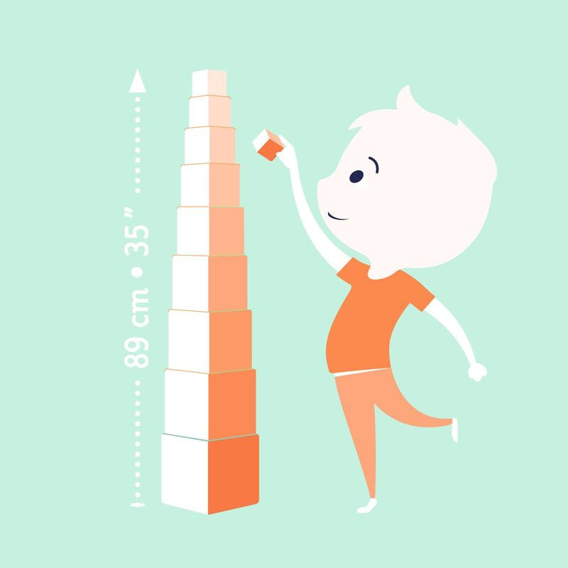 Djeco - Wild Animal Nesting & Stacking Blocks