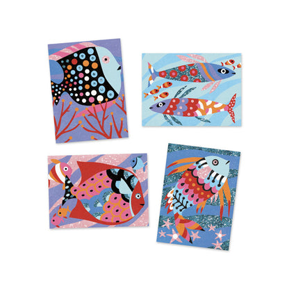 Djeco - Fish Rainbow Coloured Sand