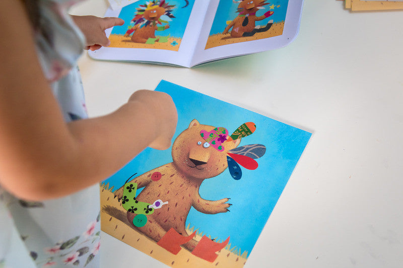 Djeco - Create Animal Stickers