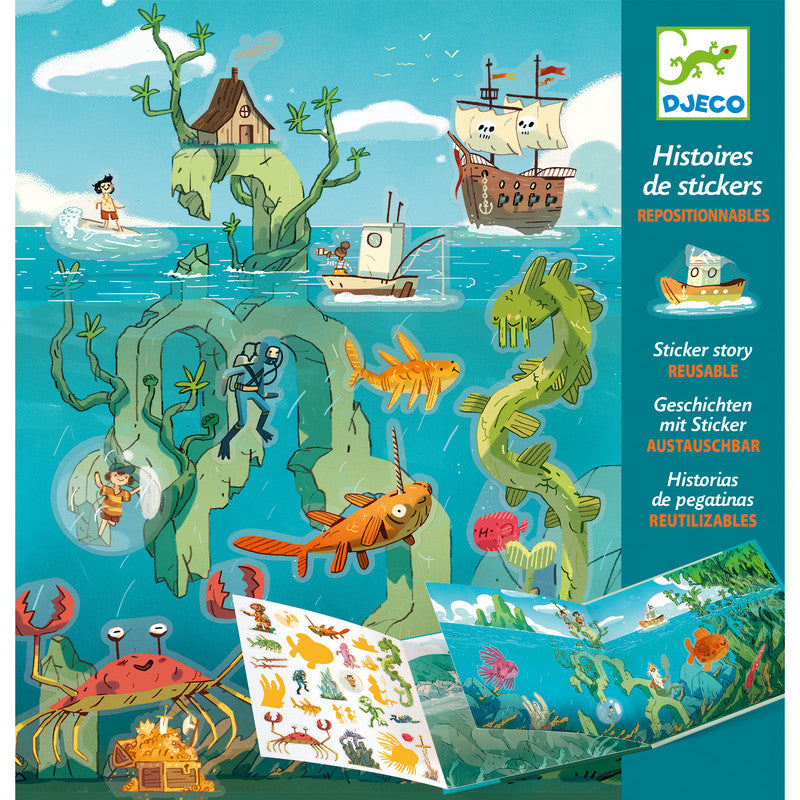 Djeco - Adventures At Sea Stickers Set