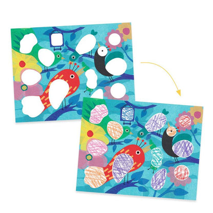 Djeco -  Birdie & Co Colouring Set