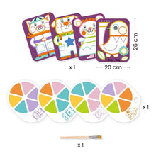 Djeco - Chubby Cheeks Animal Painting Set with Palette