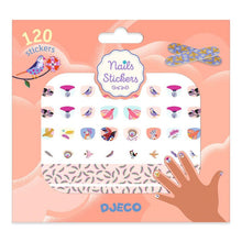 Djeco - 120 Feather Nail Stickers