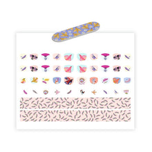 Djeco - 120 Feather Nail Stickers