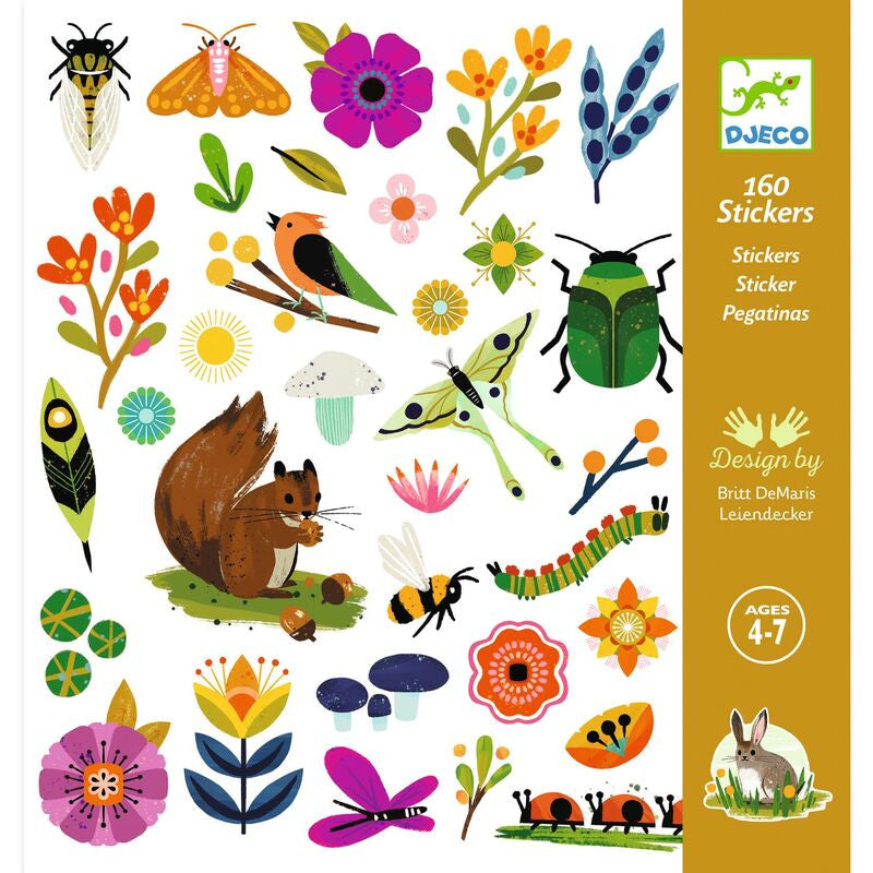 Djeco - 160 Garden Stickers