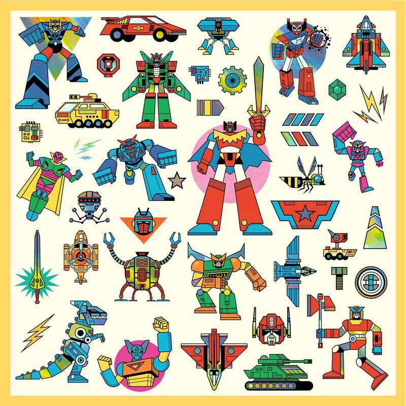 Djeco - Robot Stickers