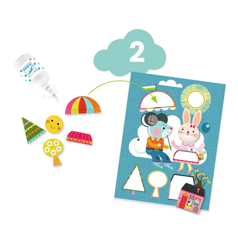 Djeco - The Cat & His Friends Multi Craft Kit