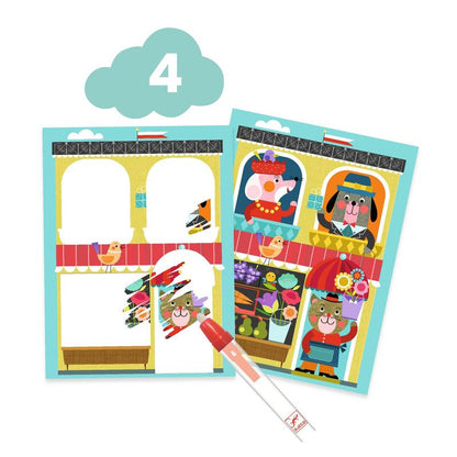 Djeco - The Cat & His Friends Multi Craft Kit