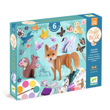 Djeco - Fluffy Animals Art & Craft Activity Box