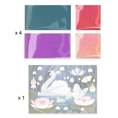 Djeco - Fluffy Animals Art & Craft Activity Box