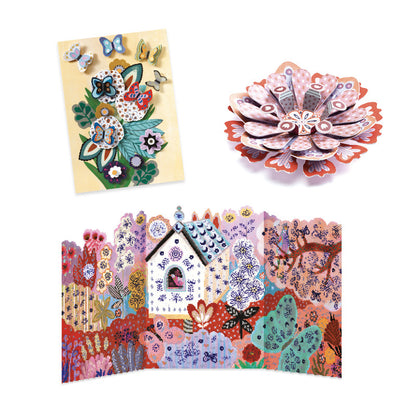 Djeco The Flower Garden Multi Craft Set