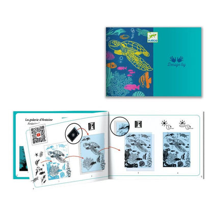 Djeco - Cyanotype Ultramarine Workshop Art Kit