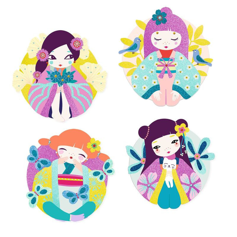 Djeco - Onnanoko Glitter & Gem Boards