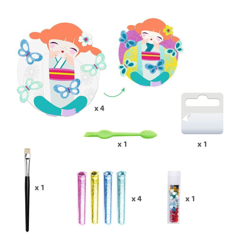 Djeco - Onnanoko Glitter & Gem Boards
