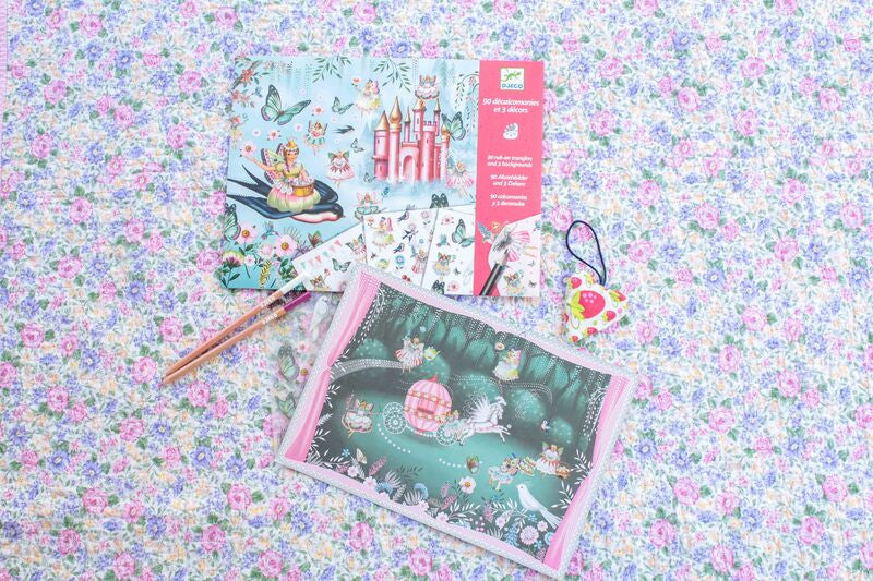 Djeco Decals - In Fairyland Rub-On Transfers