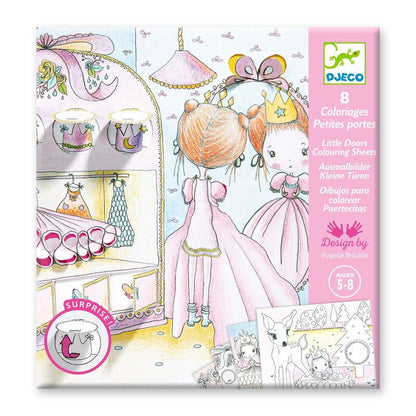 Djeco - Pupis Little Doors Colouring Surprise Kit