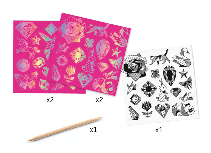 Djeco - Diamond Scratch Cards