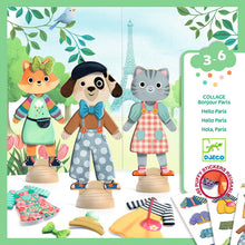 Djeco - Bonjour Paris Collage Set