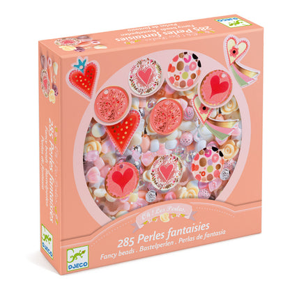 Djeco - Fancy Beads - Hearts