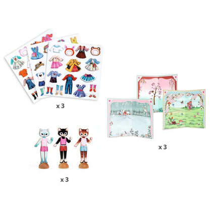 Djeco - Little Wardrobe Collage Set