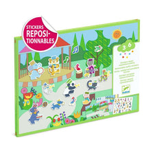 Djeco - Fanfare Removable Puffy Stickers