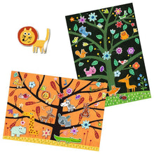 Djeco - Tree Climb 30 pc Reusable Puffy Stickers
