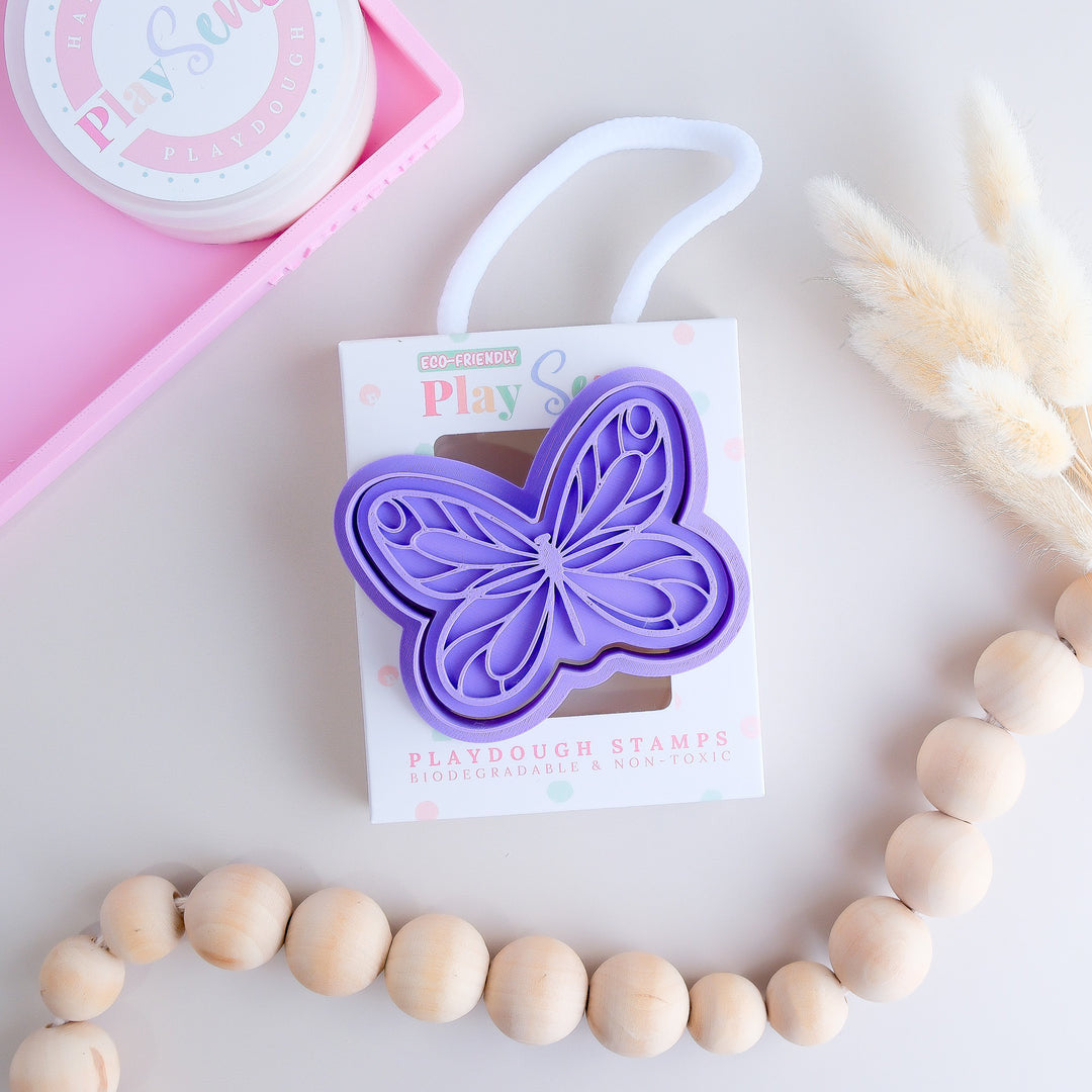 Play Sense - Eco Playdough Stamp Butterfly 2