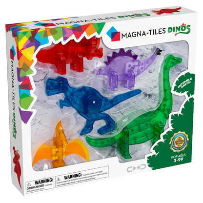 MAGNA-TILES - Dinos - 5-Piece Set