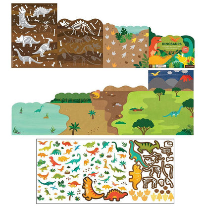 Petit Collage - Dinosaurs Sticker Activity Set