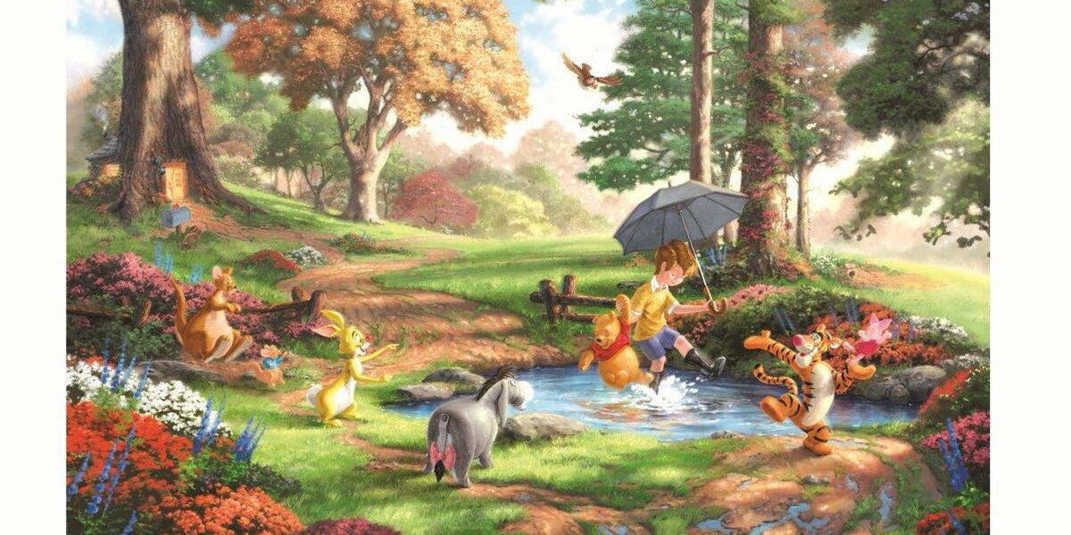 Harlington Thomas Kinkade 1000pc - Disney Winnie the Pooh Puzzle