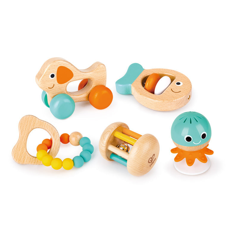 Hape - Wooden Multi-Stage Sensory Gift Set