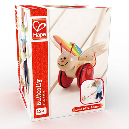 Hape Butterfly Push & Pull Toy